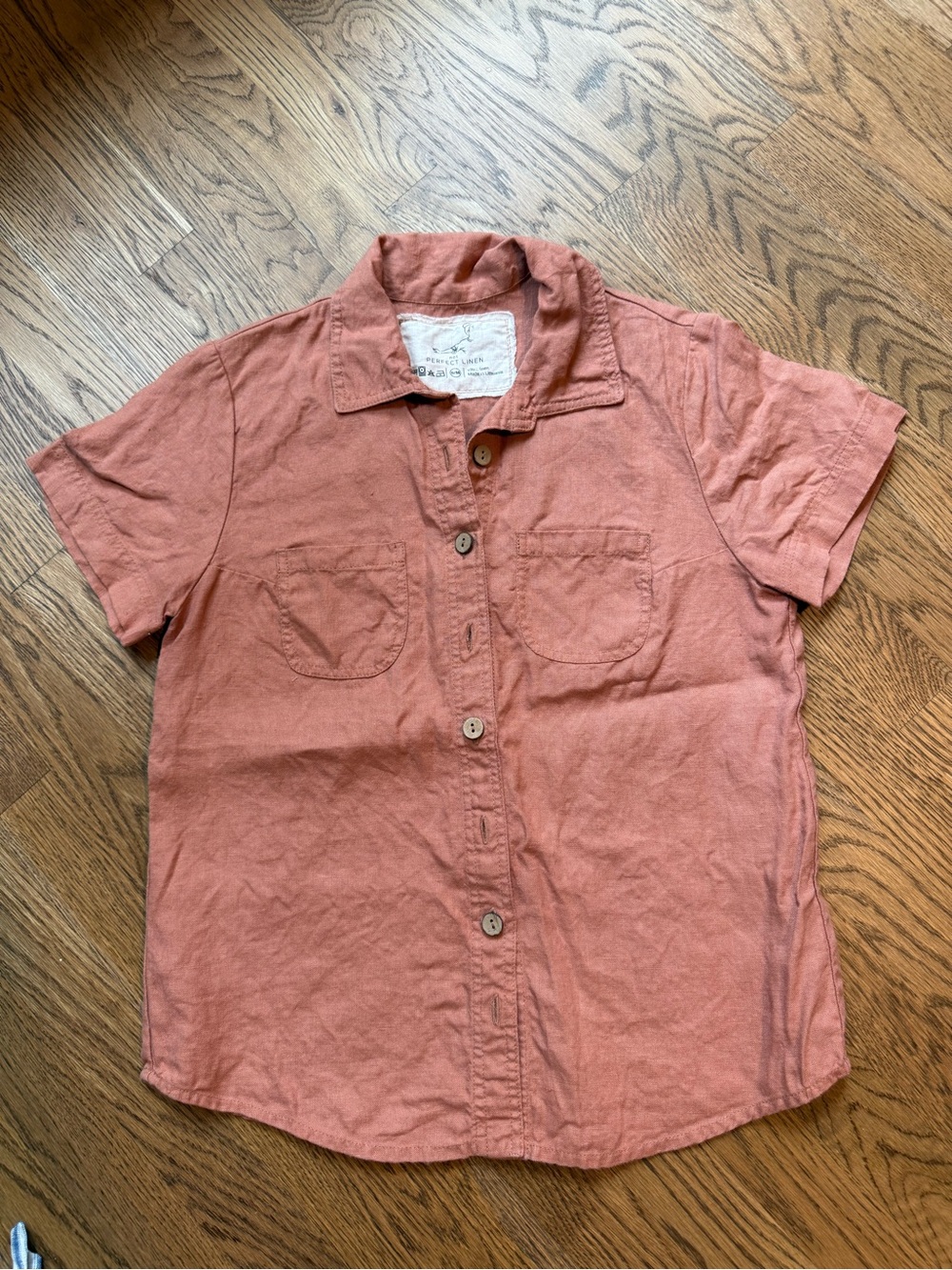 Linen Camp shirt. Size S/M.